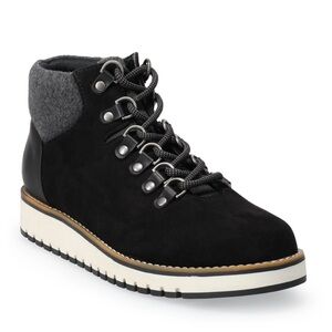 Sonoma Goods For Life Katherina Winter Black Women's Hiker Boots New In Box 10